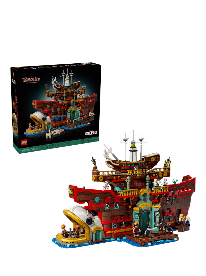 LEGO One Piece Baratie Floating Restaurant 3402 pieces, imported from the UK
