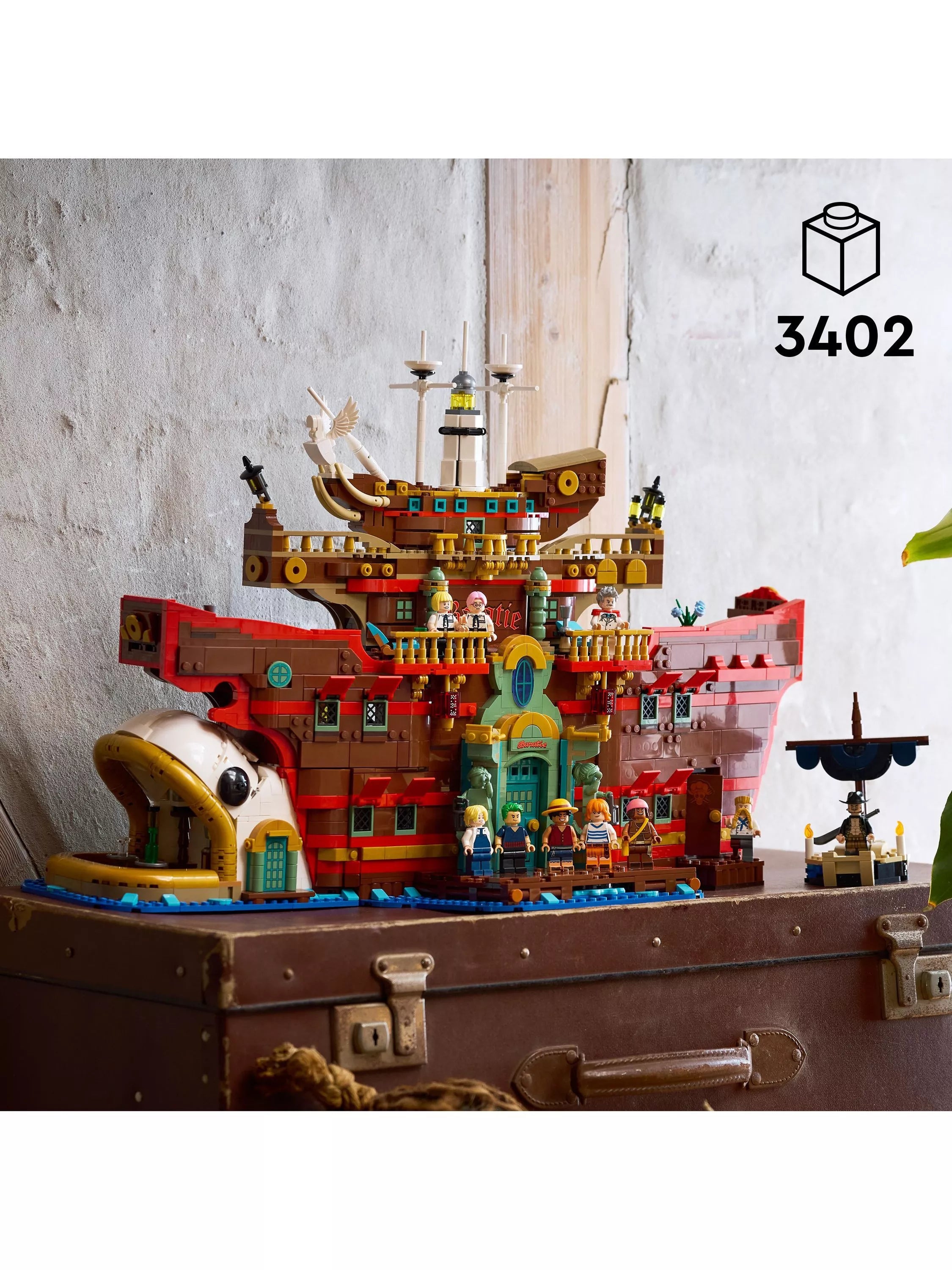 LEGO One Piece Baratie Floating Restaurant 3402 pieces, imported from the UK