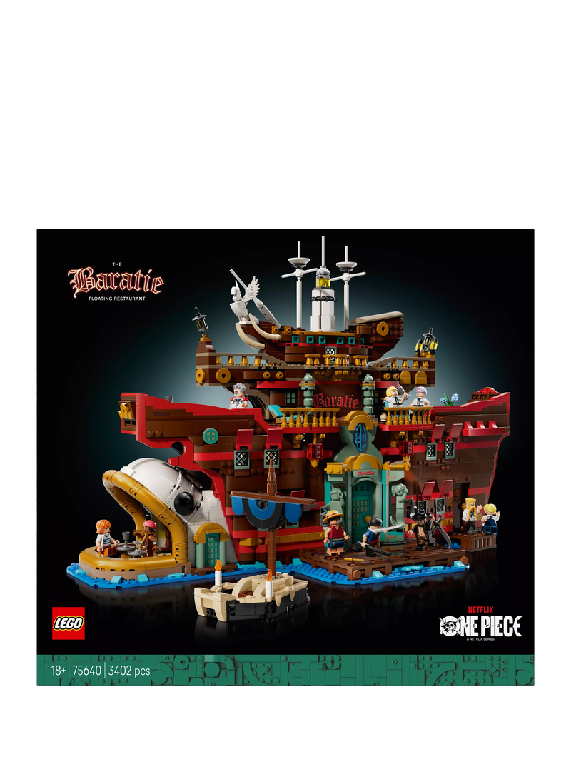 LEGO One Piece Baratie Floating Restaurant 3402 pieces, imported from the UK