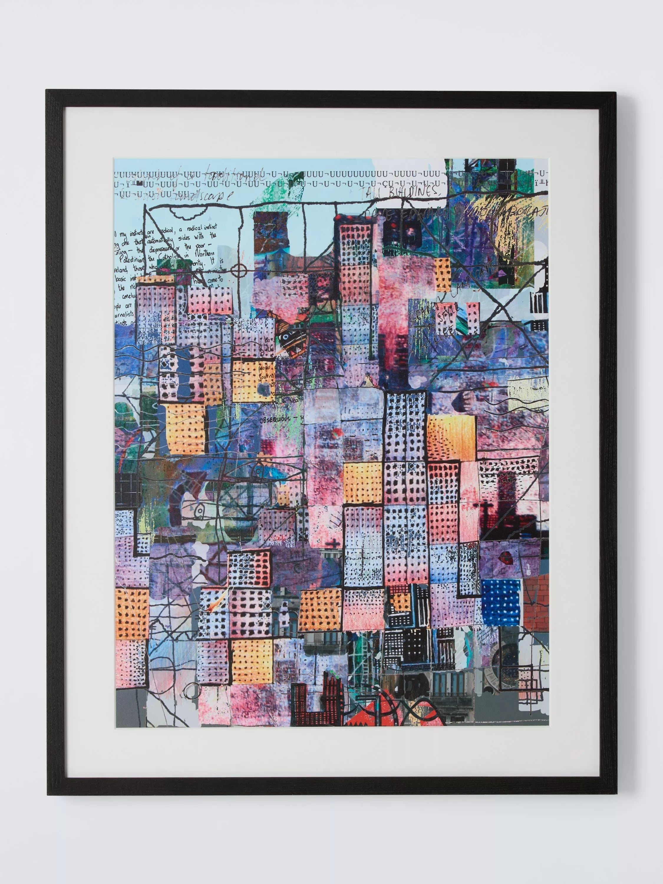 John Lewis Metropolis II framed print 63x51cm (British brand)