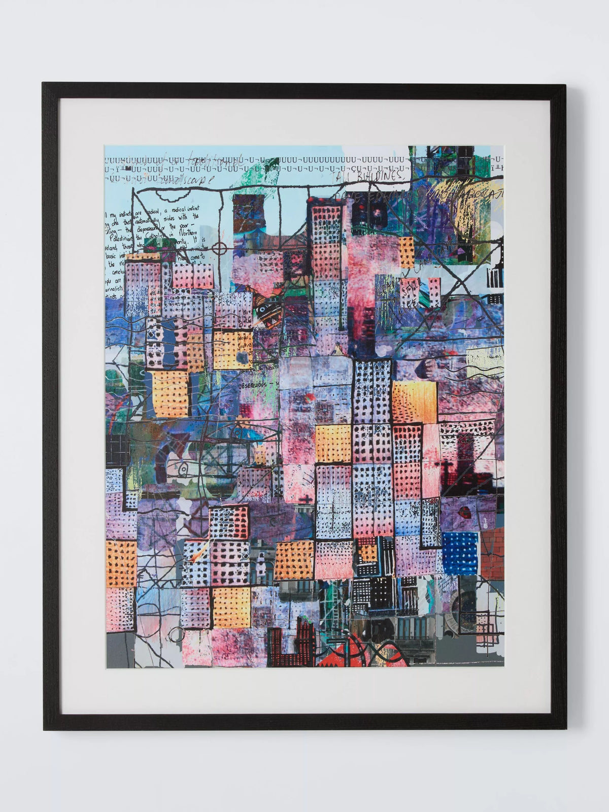 John Lewis Metropolis II framed print 63x51cm (British brand)