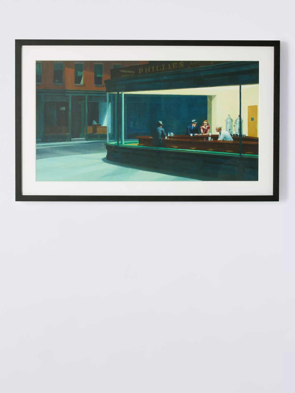 John Lewis Nighthawks framed print 84x52cm - British product