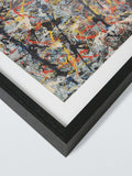John Lewis framed print Jackson Pollock Blue Poles 54x108cm, UK version