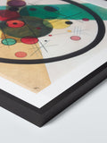 John Lewis framed print 'Circles in a Circle' 63x63cm, imported from the UK