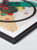 John Lewis framed print 'Circles in a Circle' 63x63cm, imported from the UK