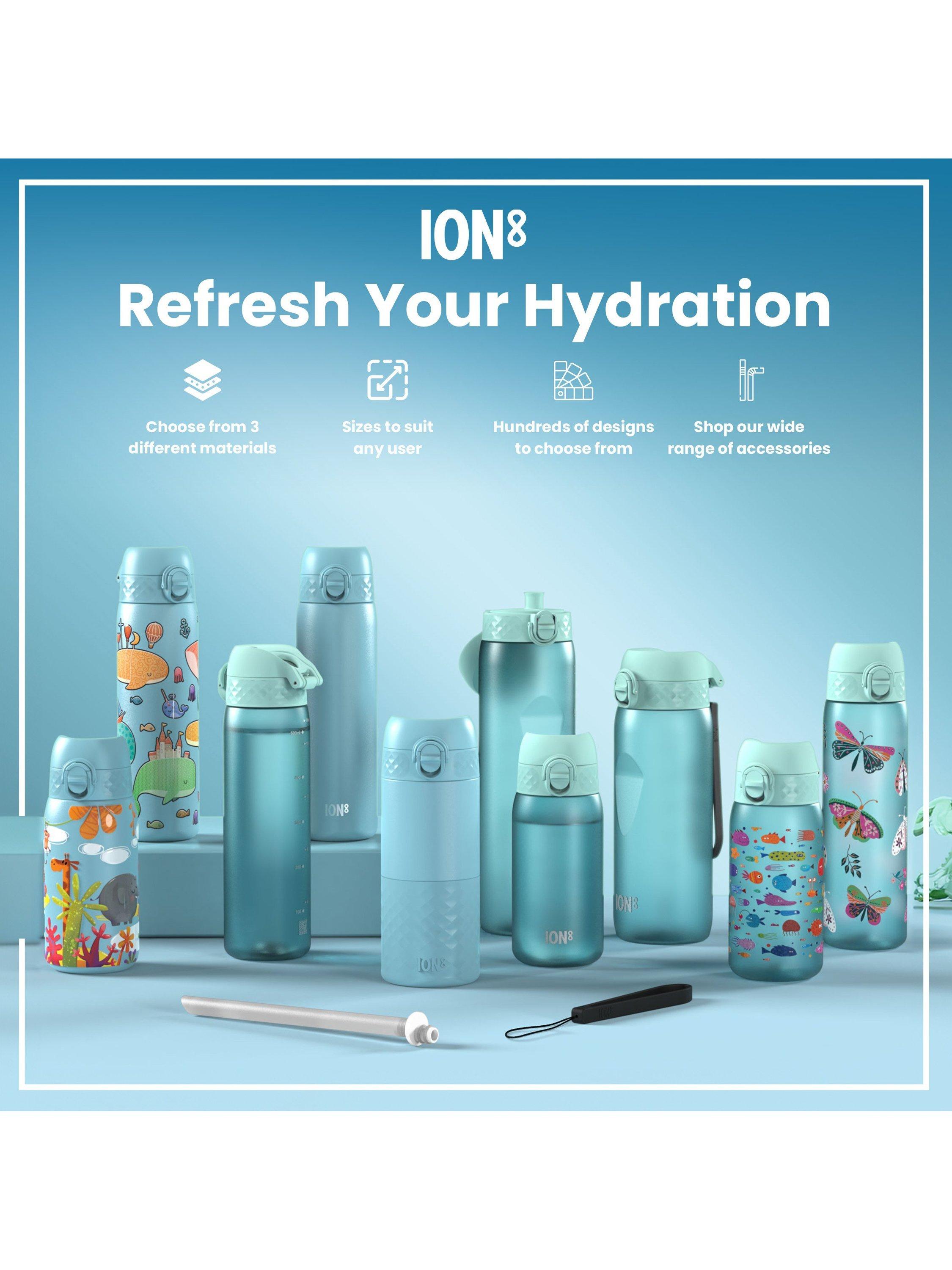 Ion8 drinks bottle Blue/Multi 600ml - British product