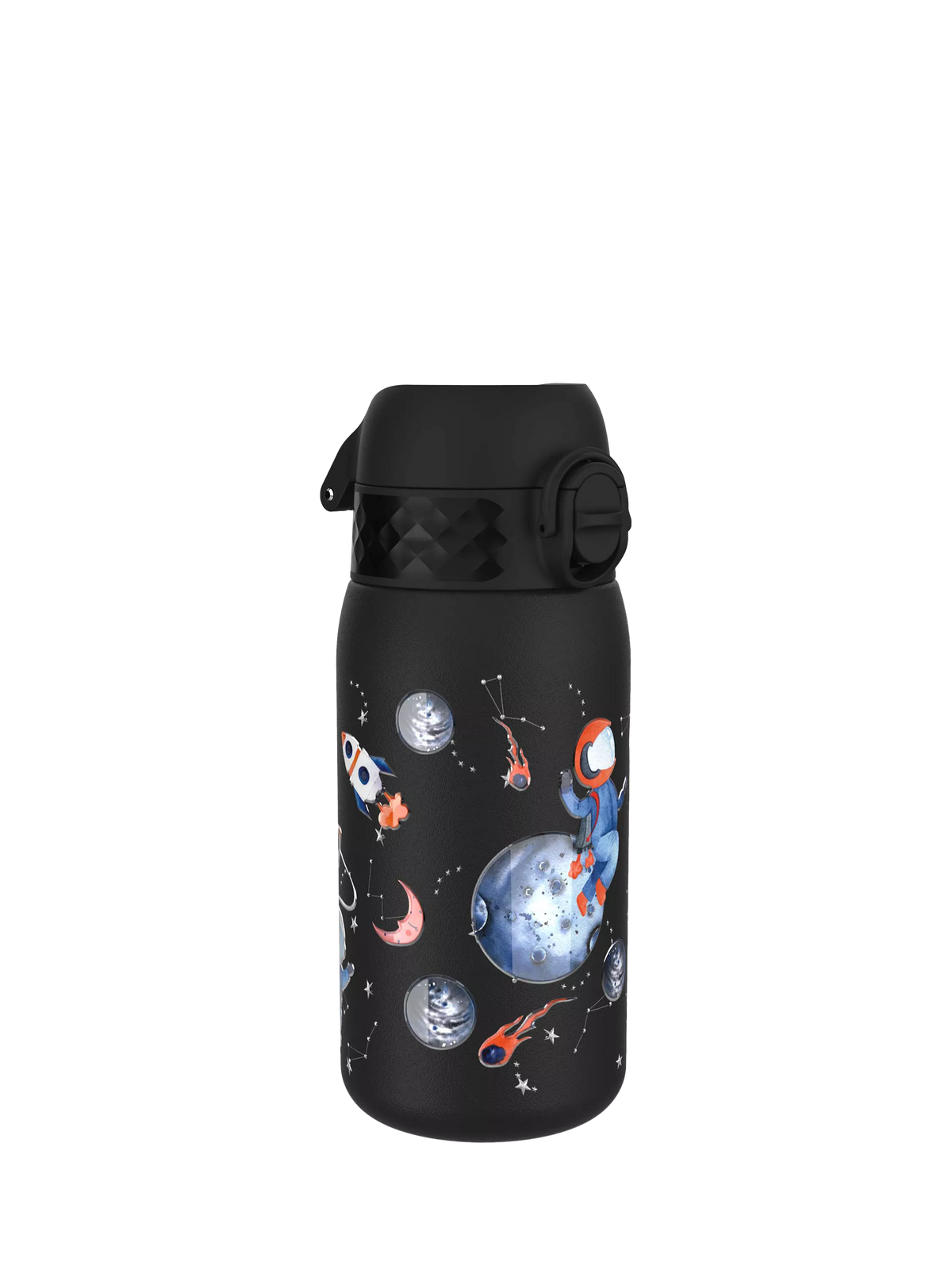 Ion8 kids' stainless steel leak-proof drinks bottle Space 400ml, UK version