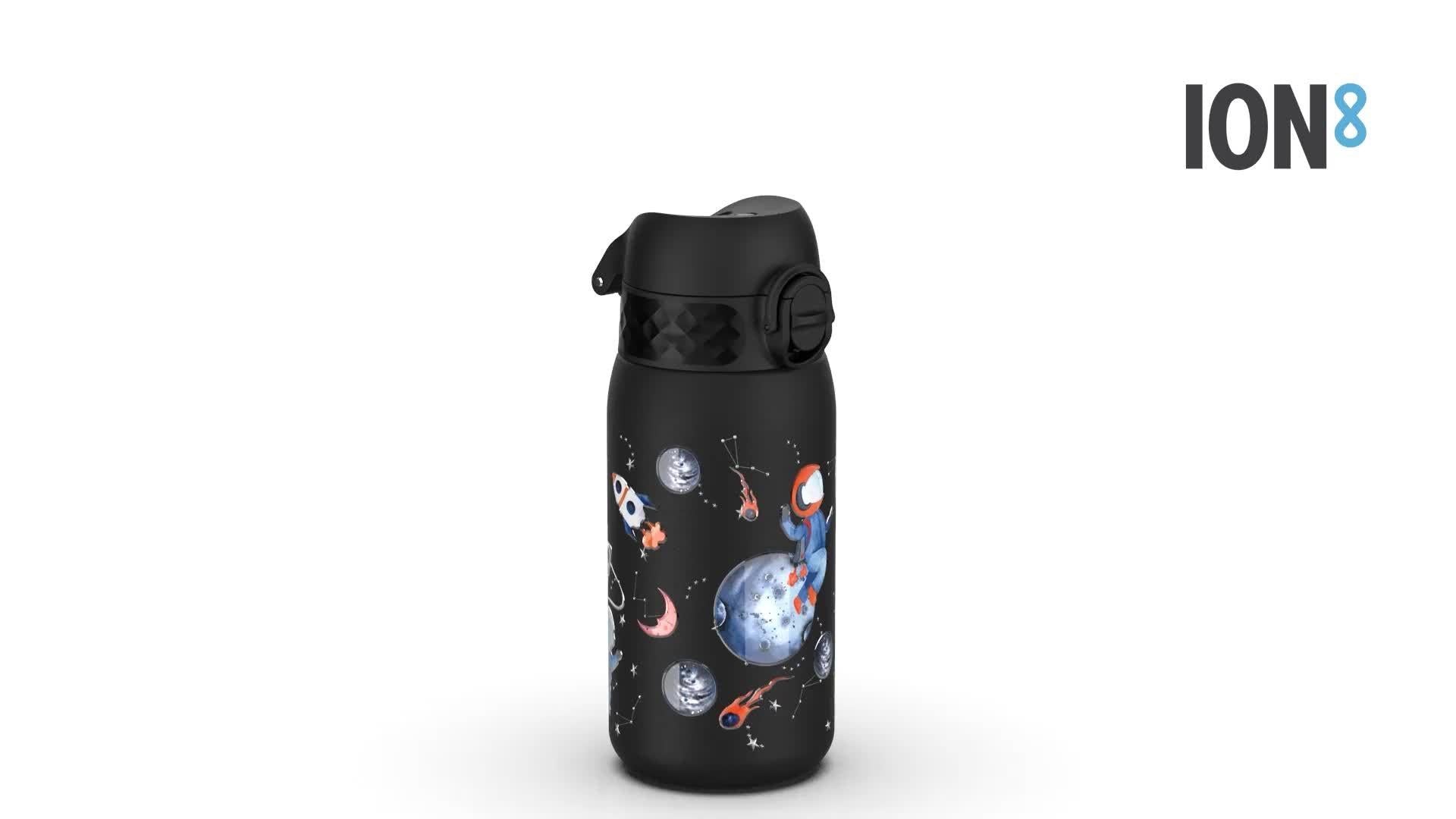 Ion8 kids' stainless steel leak-proof drinks bottle Space 400ml, UK version