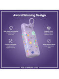 Ion8 kids stainless steel leak-proof drinks bottle Unicorn 400ml, UK version