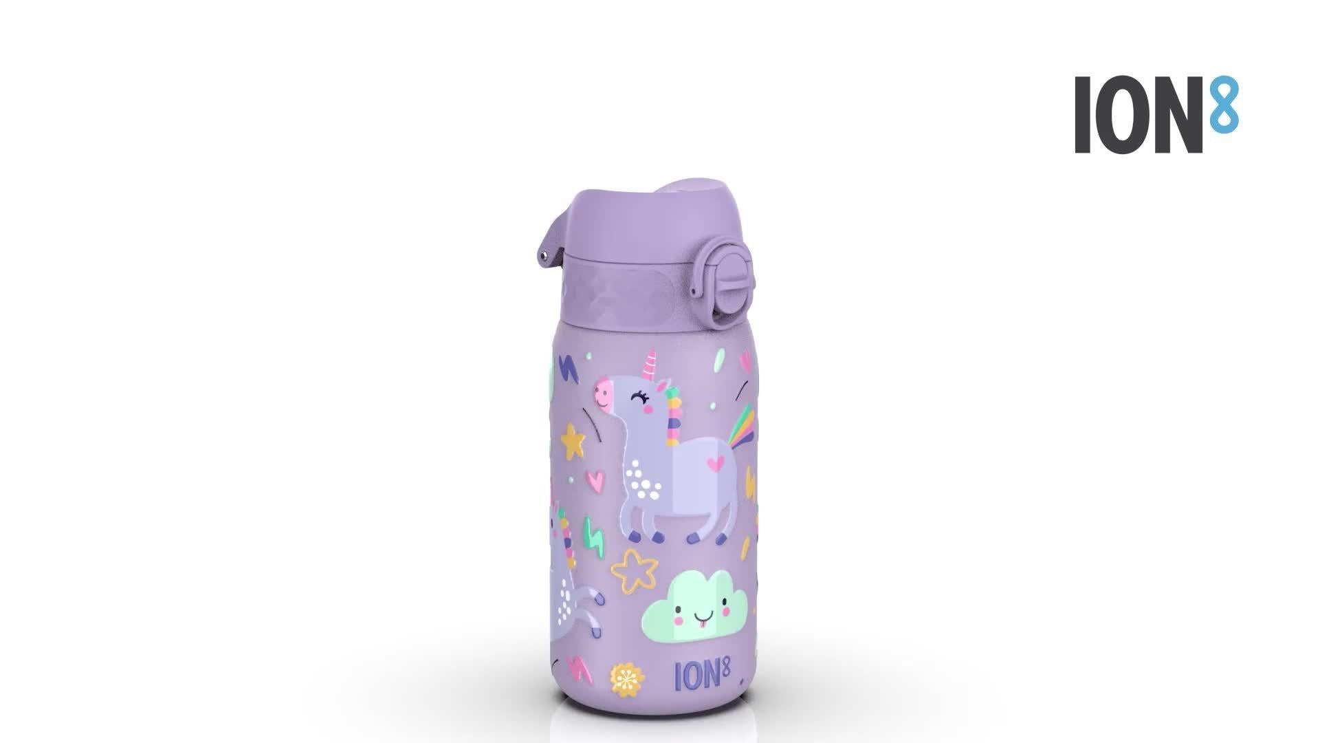 Ion8 kids' stainless steel leak-proof drinks bottle Space 400ml, UK version