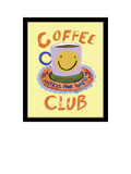 John Lewis framed print 'Coffee Club' 32x26cm (British brand)