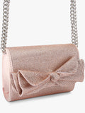 Miss KG Allegra embellished clutch bag pink blush, imported from the UK