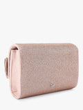 Miss KG Allegra embellished clutch bag pink blush, imported from the UK