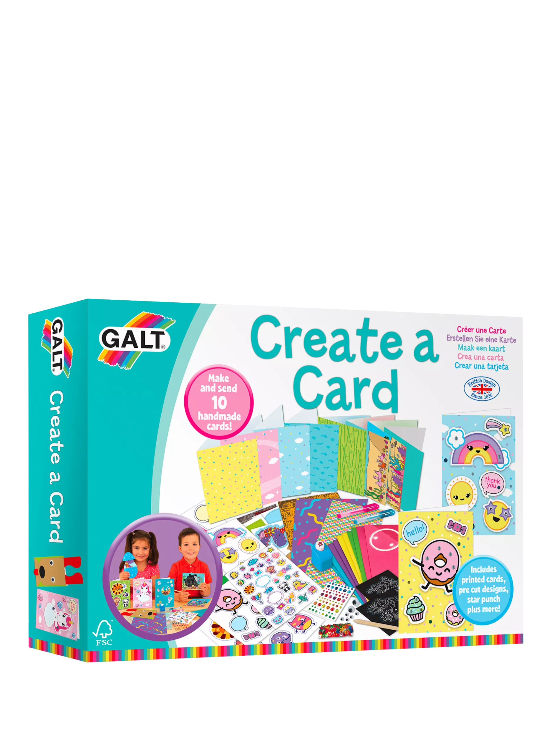 Galt Create A Card craft kit for kids, imported from the UK