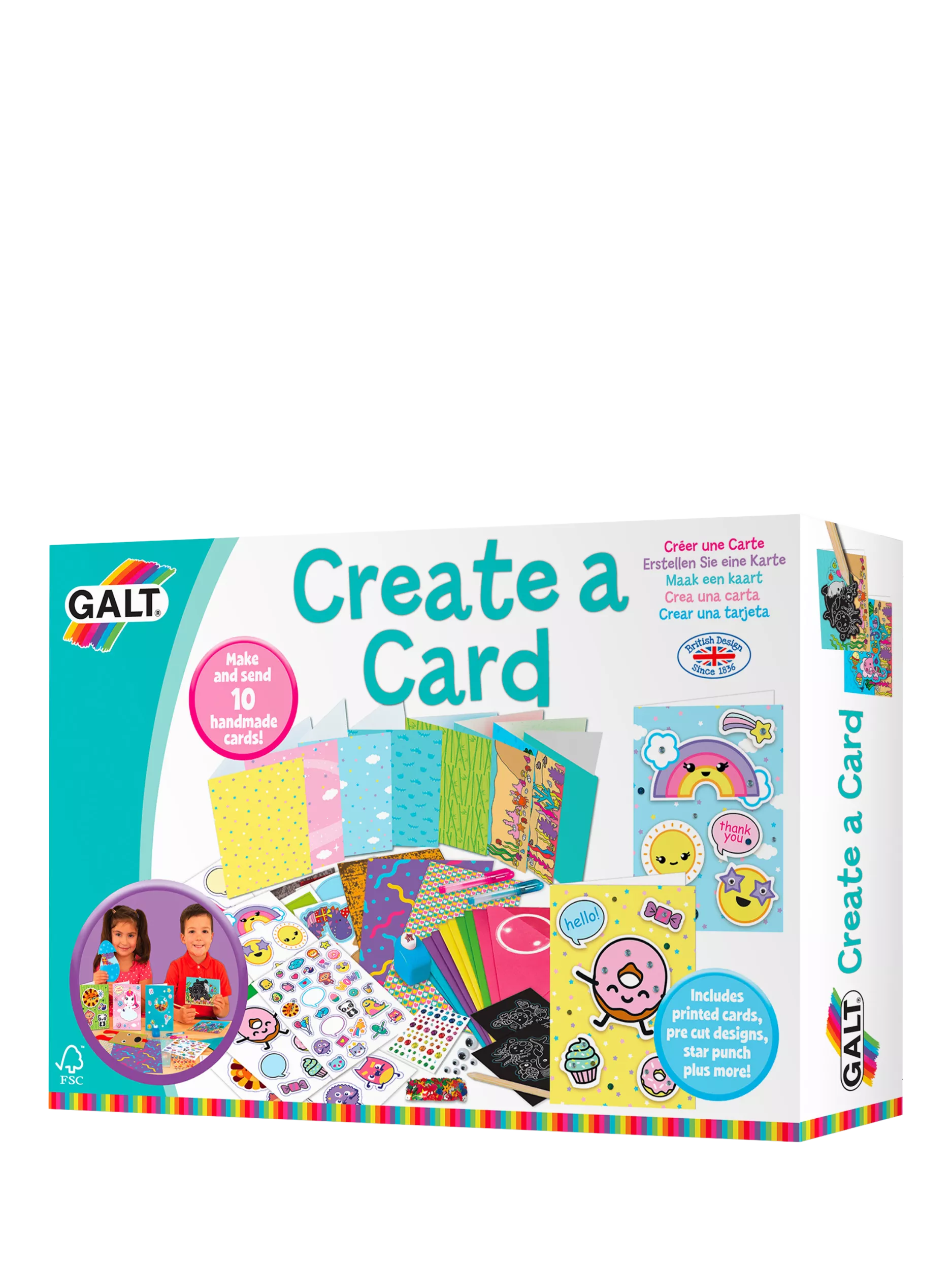 Galt Create A Card craft kit for kids, imported from the UK
