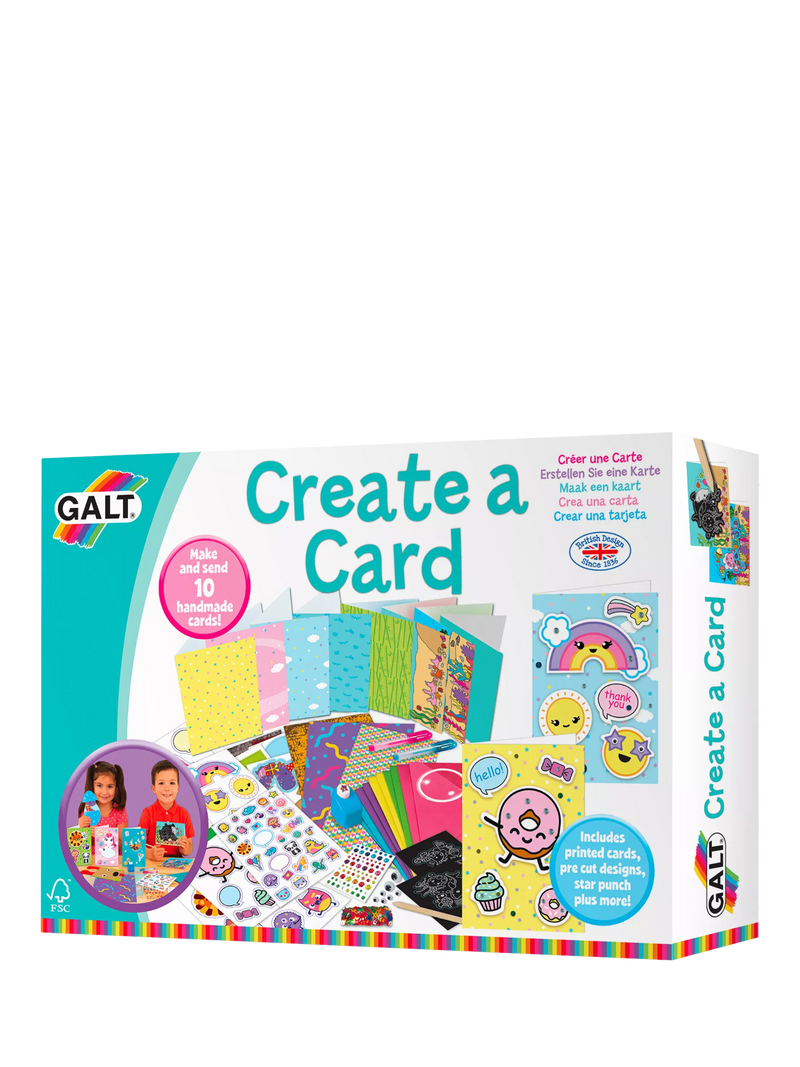 Galt Create A Card craft kit for kids, imported from the UK