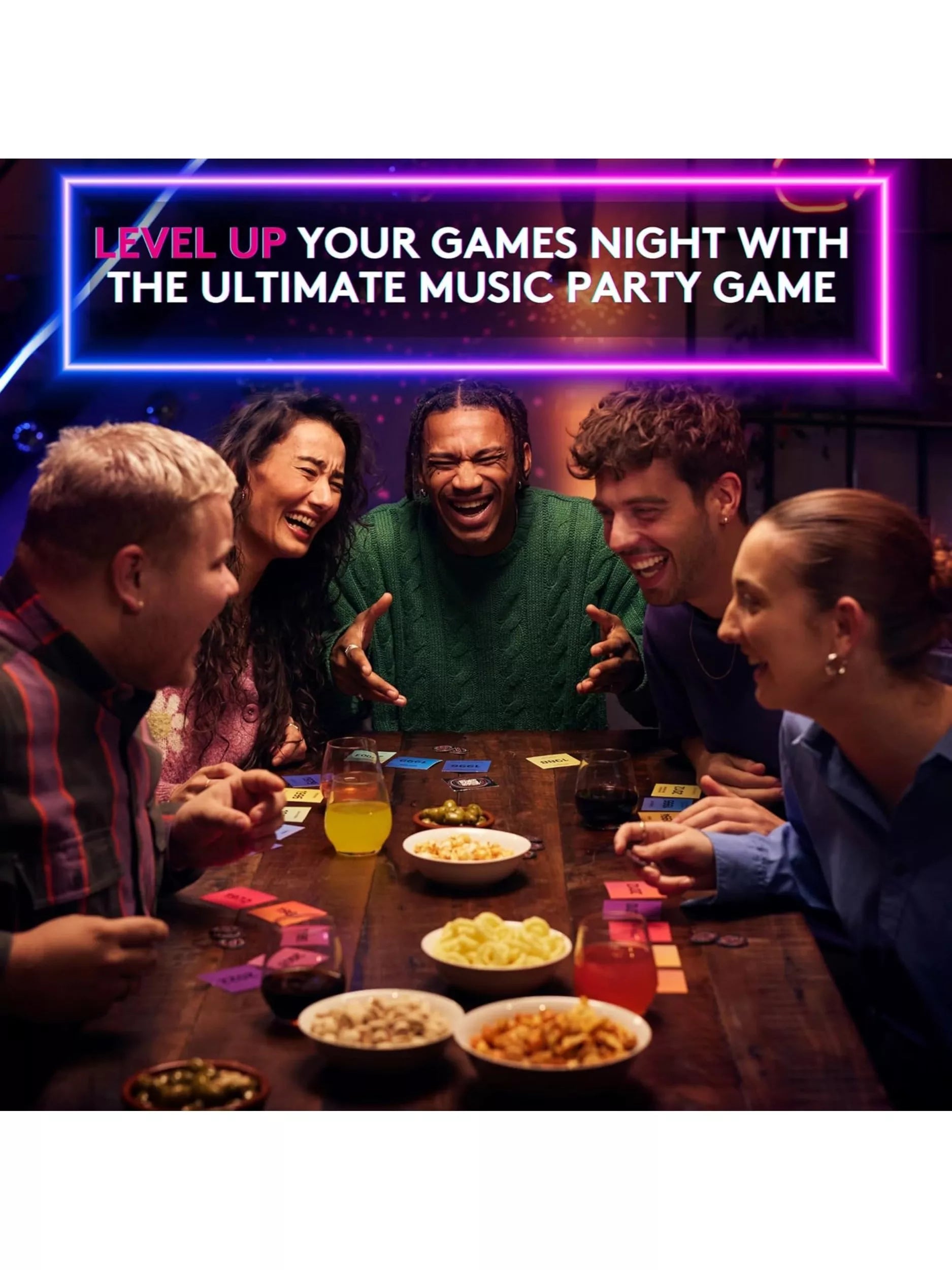 Hitster card party game with 300+ hits, imported from the UK