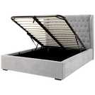 GFW Dakota Kingsize Ottoman Storage Bed in Grey, UK version