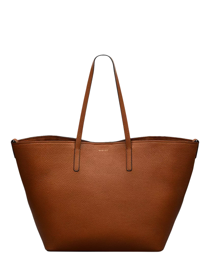 Radley Dukes Place Leather Tote Bag, Saddle
