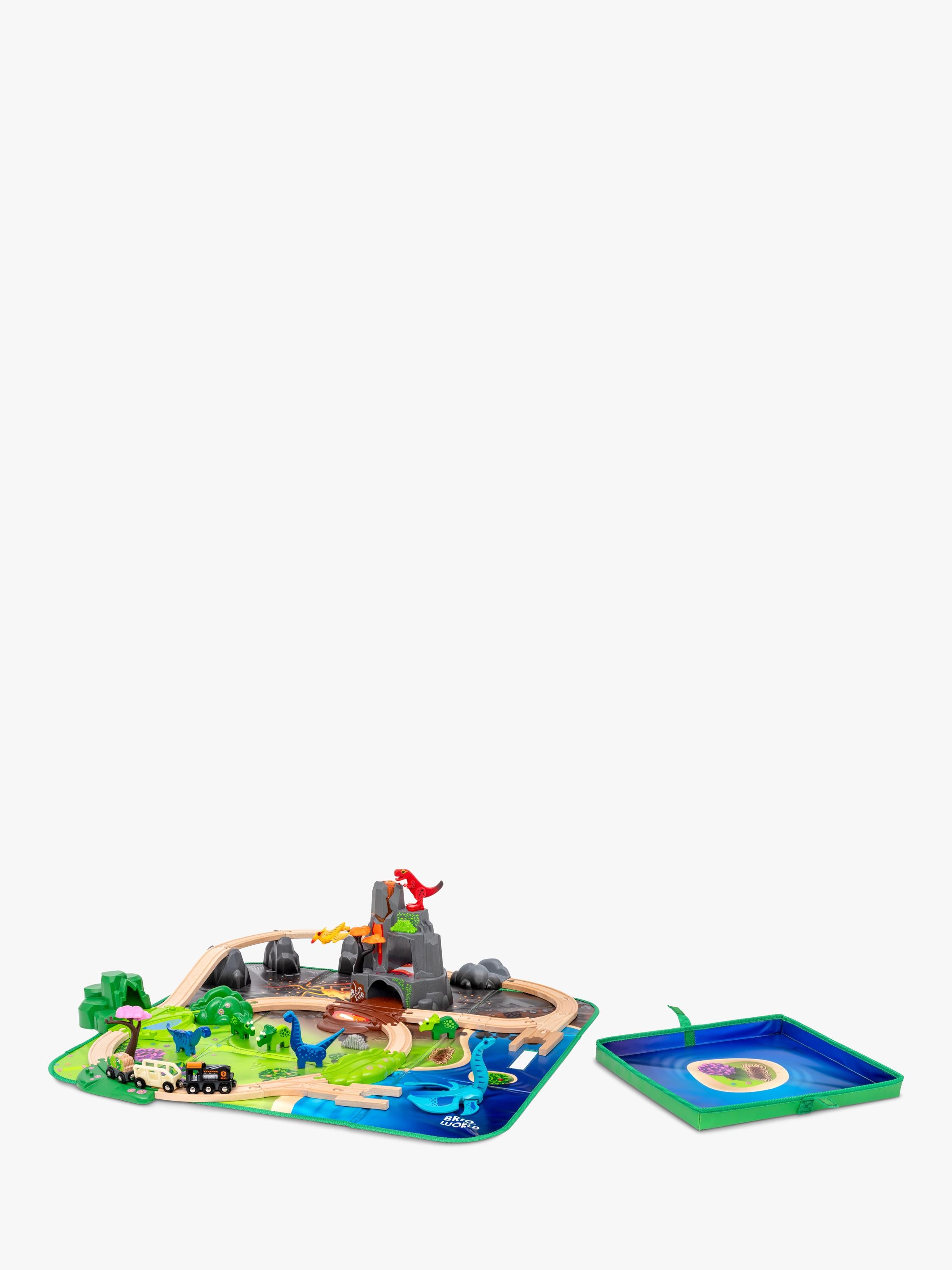 BRIO Dinosaur Deluxe Train Set 45-piece (British brand)