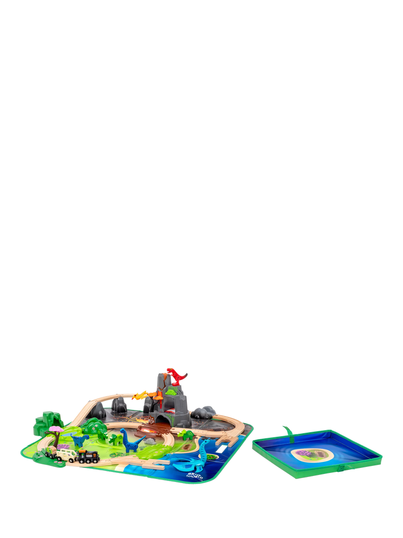 BRIO Dinosaur Deluxe Train Set 45-piece (British brand)