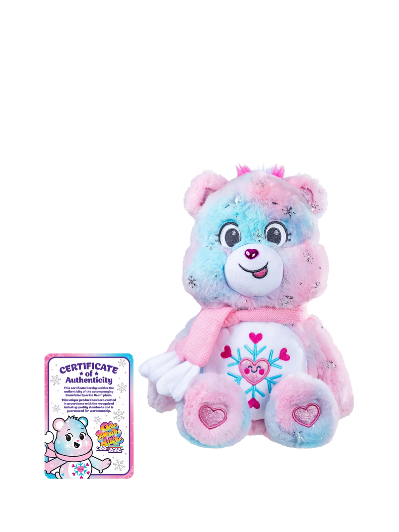 Care Bears Snowflake Sparkle Bear 35cm plush toy (British brand)