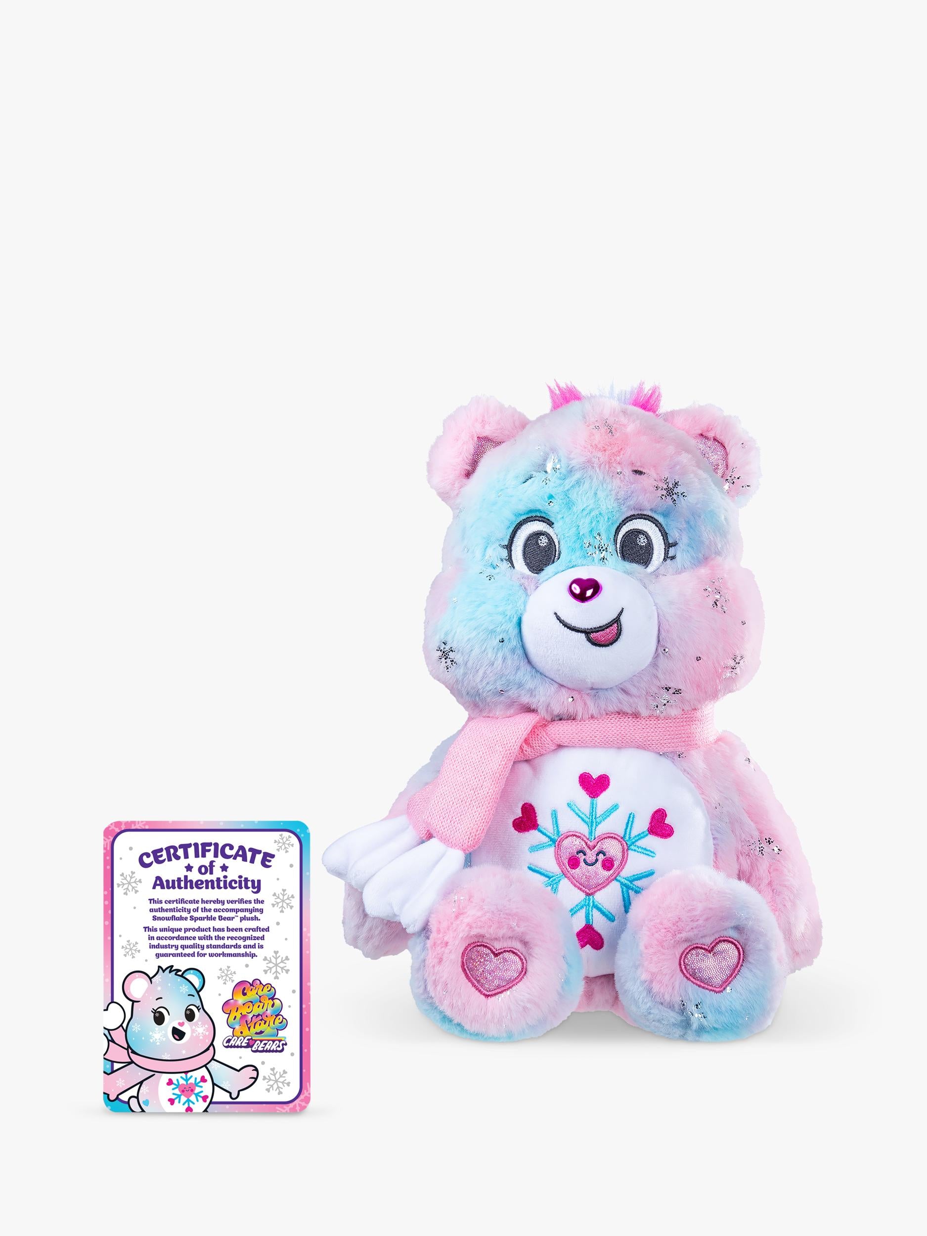 Care Bears Snowflake Sparkle Bear 35cm plush toy (British brand)