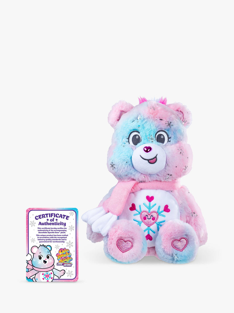 Care Bears Snowflake Sparkle Bear 35cm plush toy (British brand)