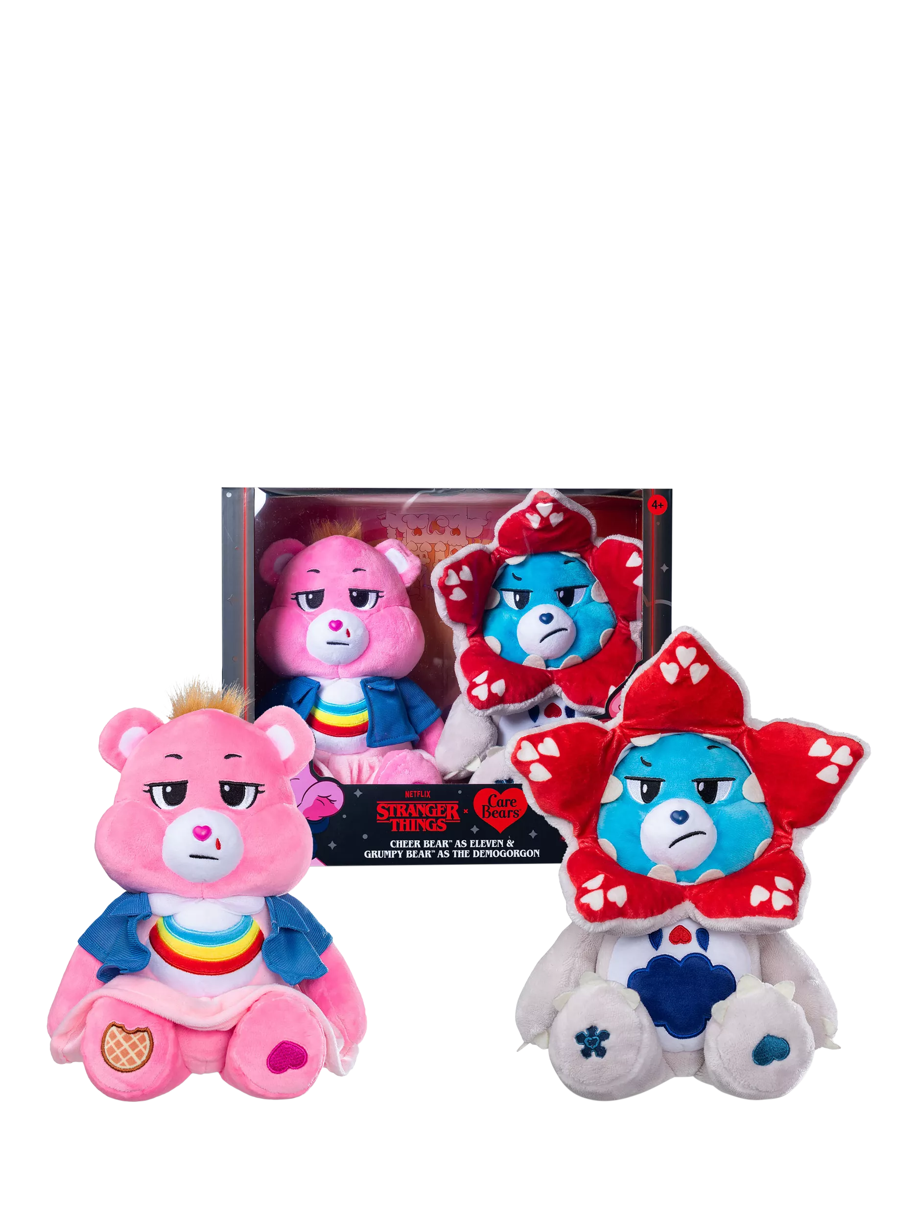 Care Bears Stranger Things plush toys 2-pack, UK version