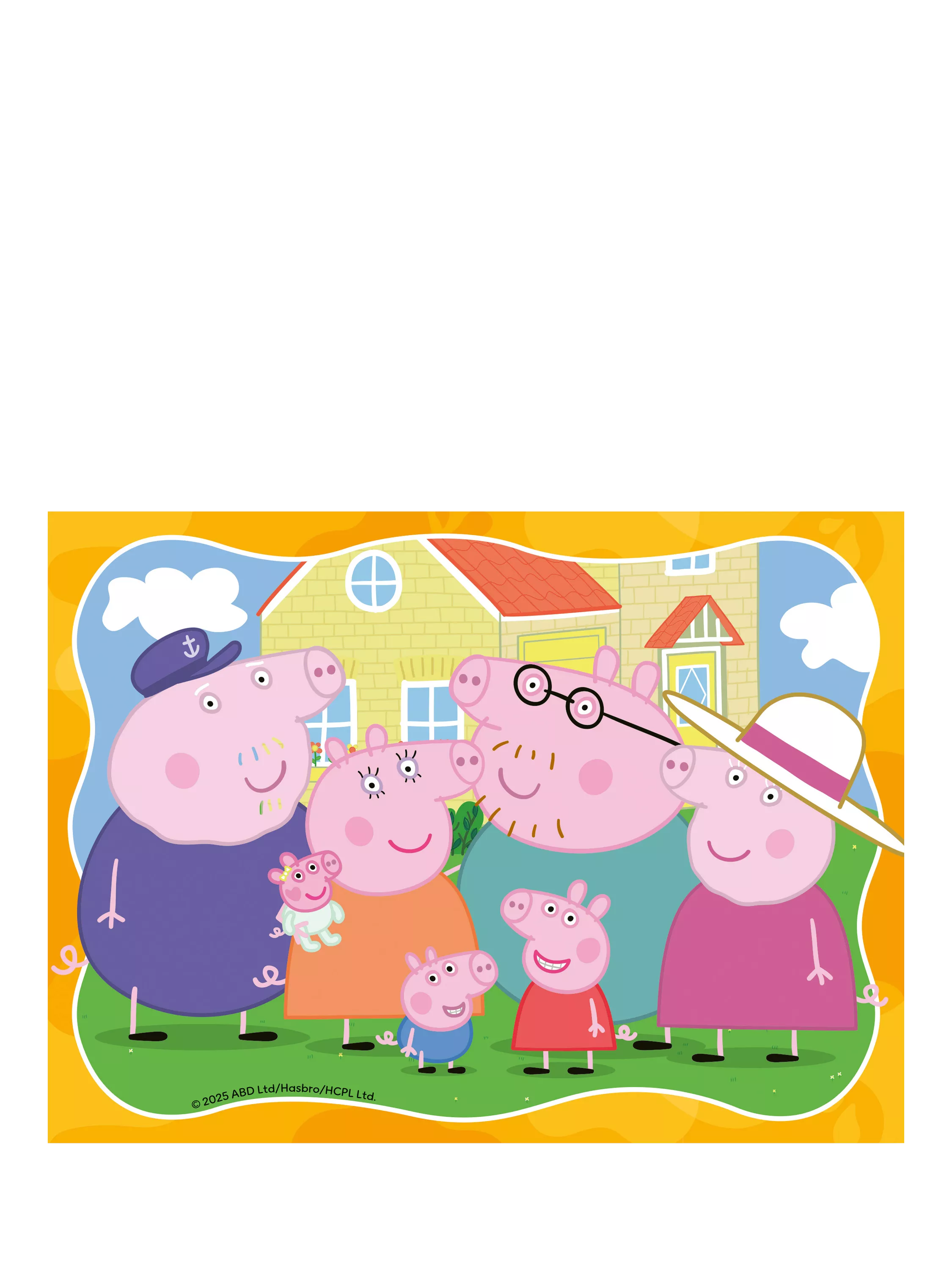 Peppa Pig 4-in-1 jigsaw puzzle set 72 pieces - British product