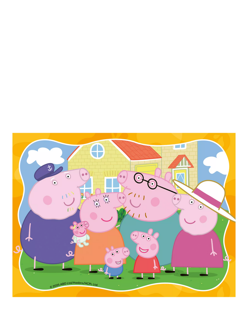 Peppa Pig 4-in-1 jigsaw puzzle set 72 pieces - British product