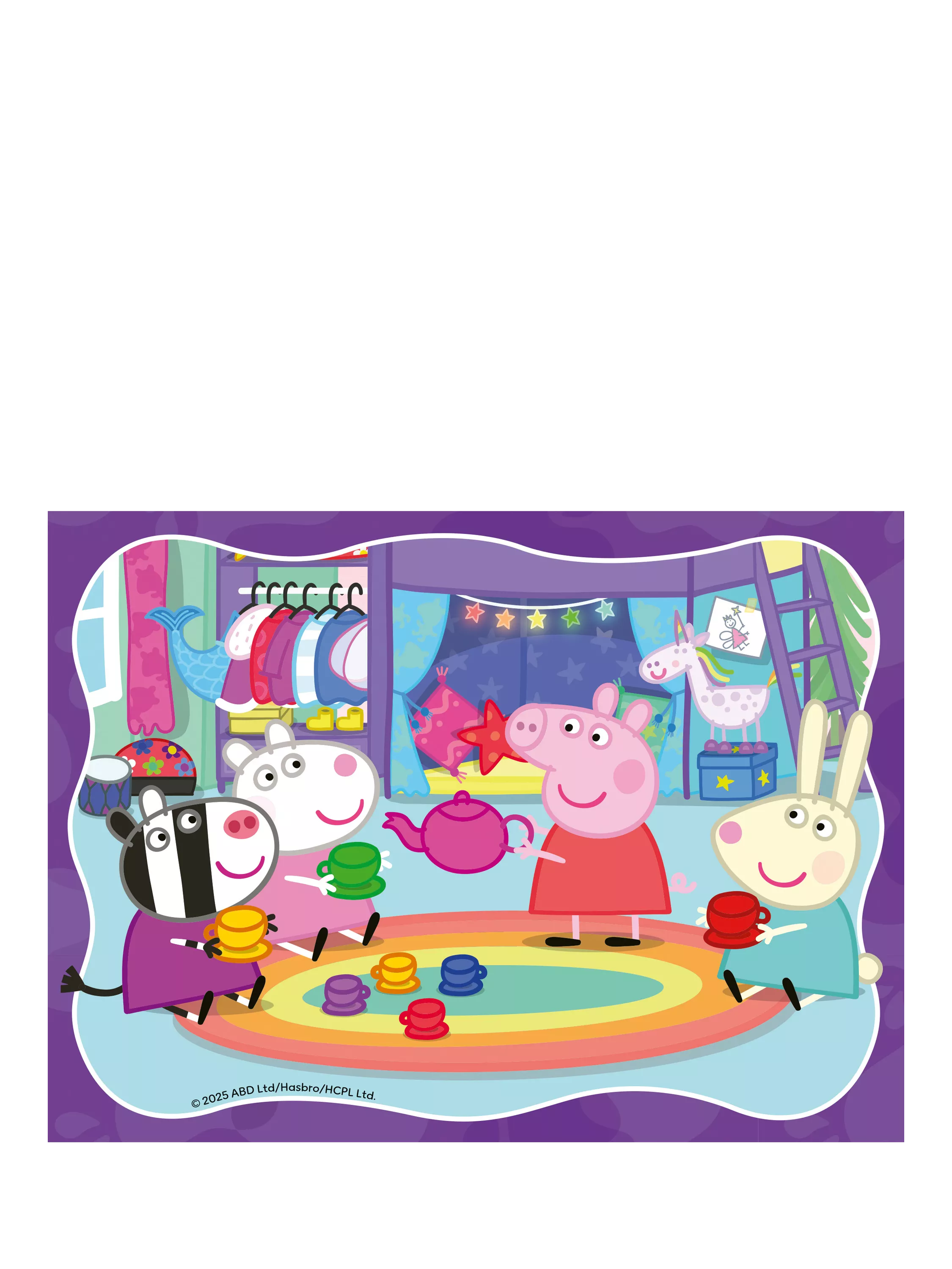 Peppa Pig 4-in-1 jigsaw puzzle set 72 pieces - British product