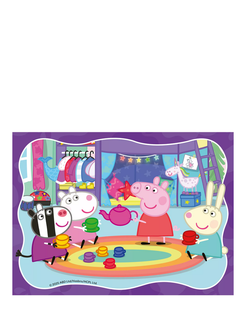 Peppa Pig 4-in-1 jigsaw puzzle set 72 pieces - British product