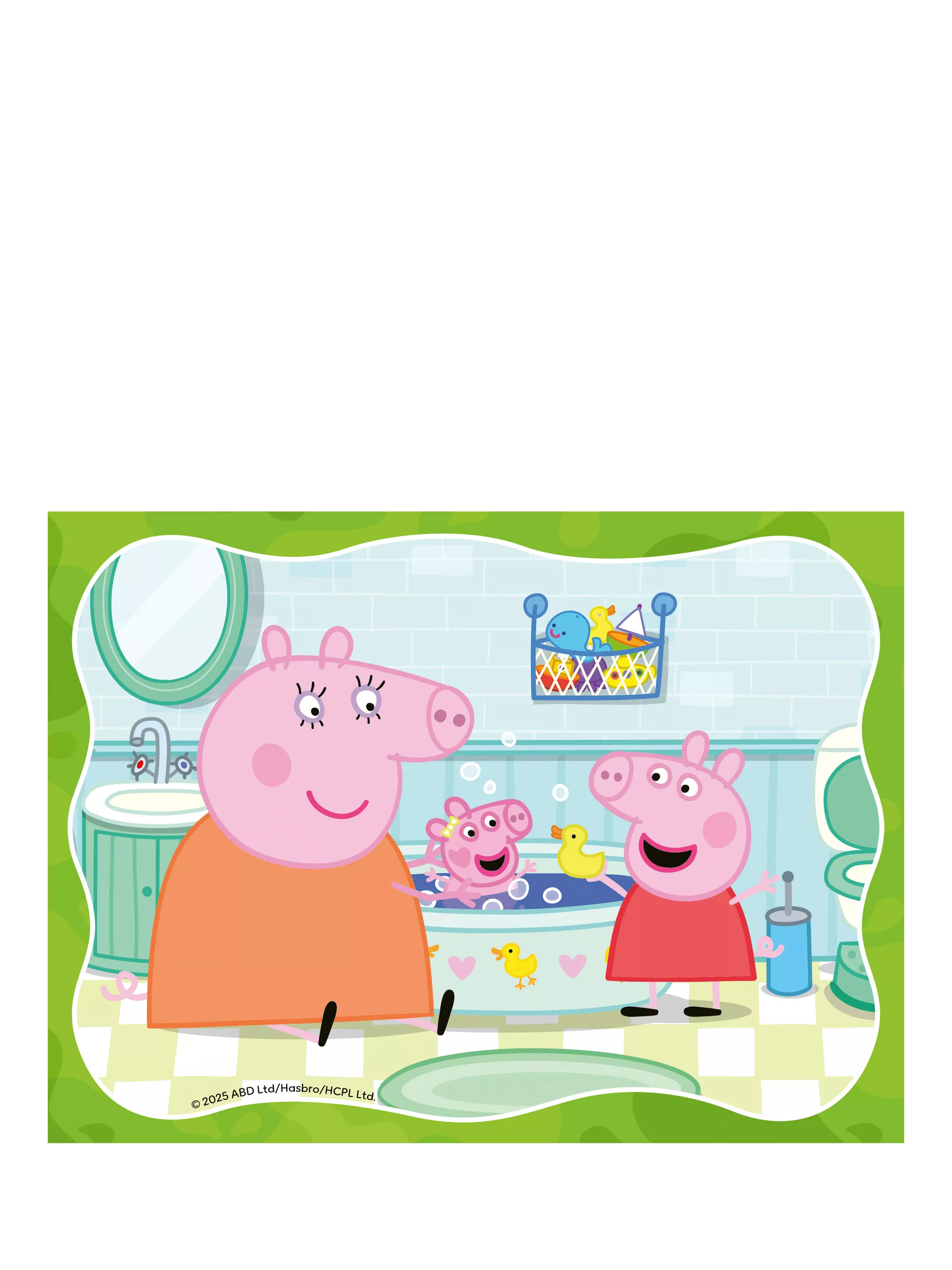 Peppa Pig 4-in-1 jigsaw puzzle set 72 pieces - British product