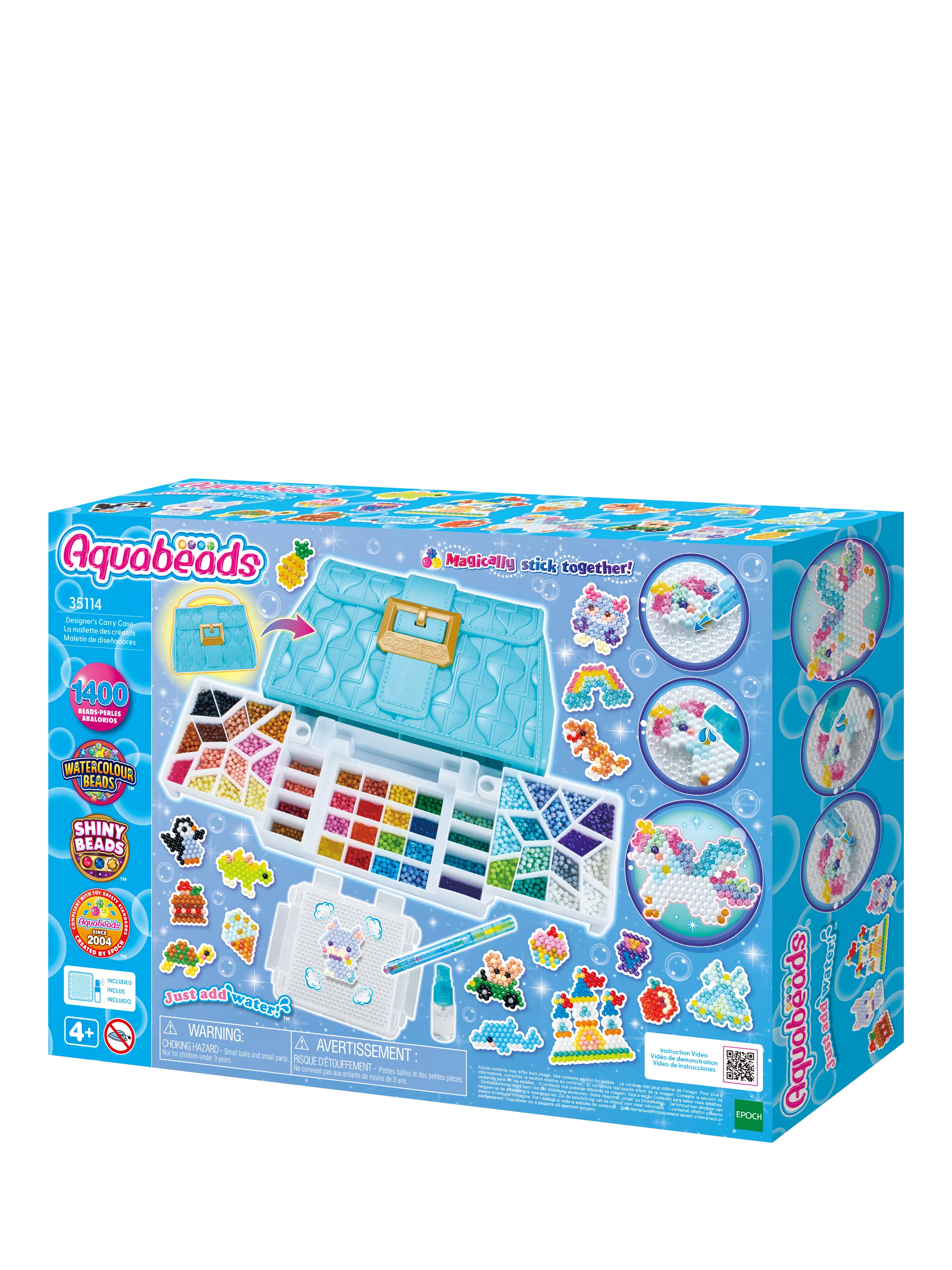 Aquabeads New Design Factory bead set with 1400 beads (British brand)