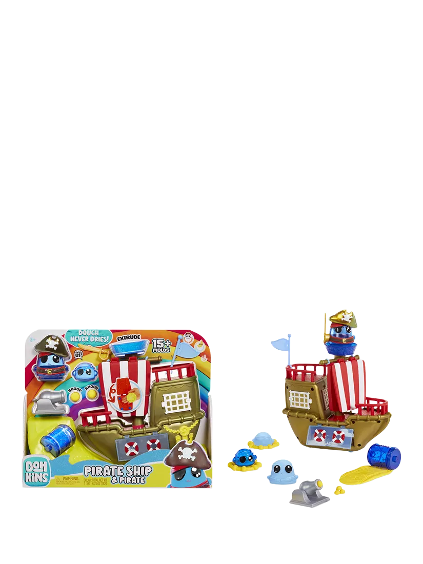 DOHKINS Pirate Ship play set with dough, imported from the UK