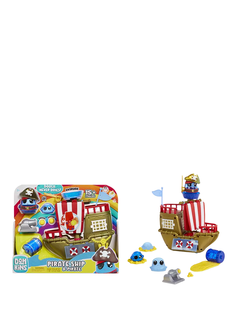 DOHKINS Pirate Ship play set with dough, imported from the UK