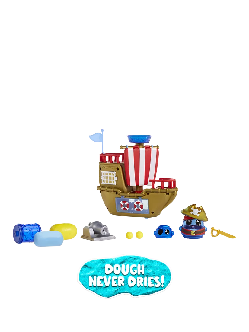 DOHKINS Pirate Ship play set with dough, imported from the UK