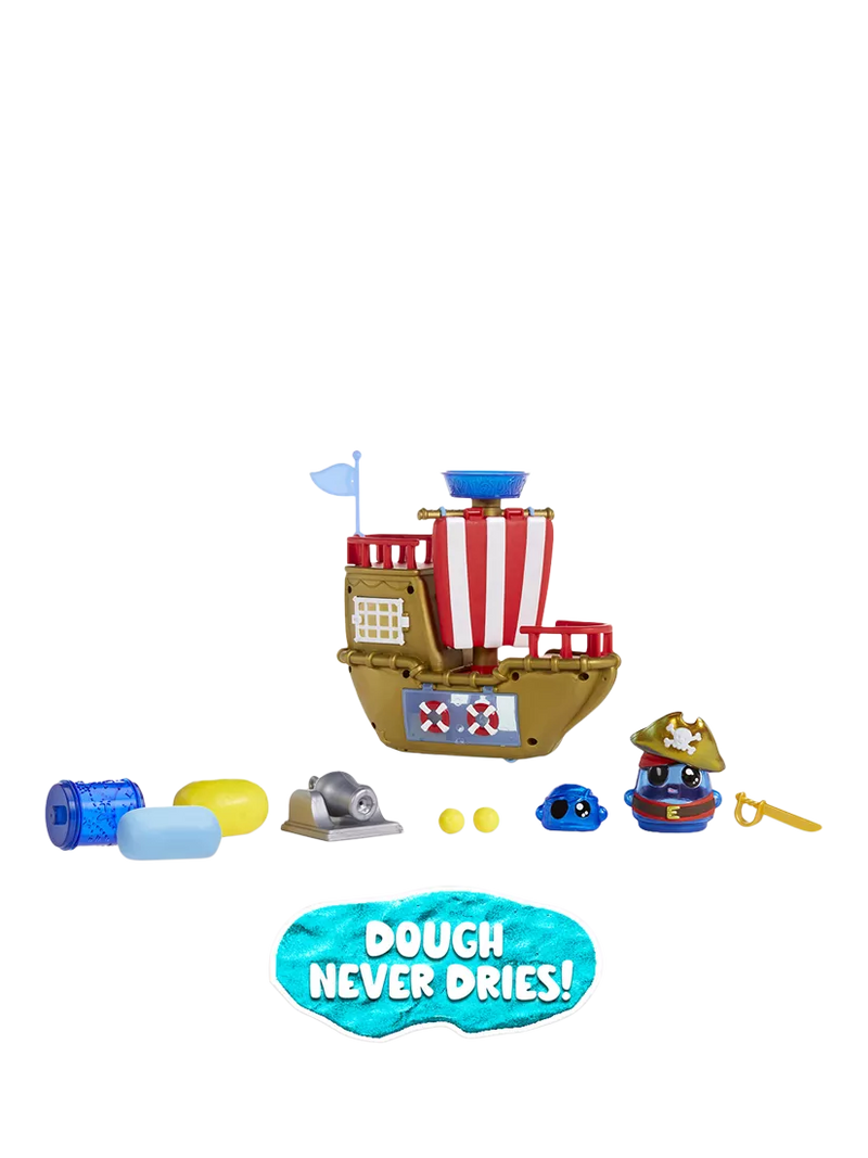 DOHKINS Pirate Ship play set with dough, imported from the UK