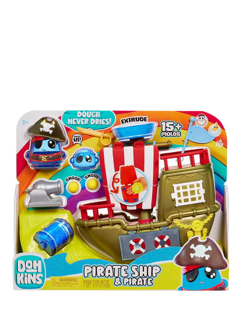 DOHKINS Pirate Ship play set with dough, imported from the UK