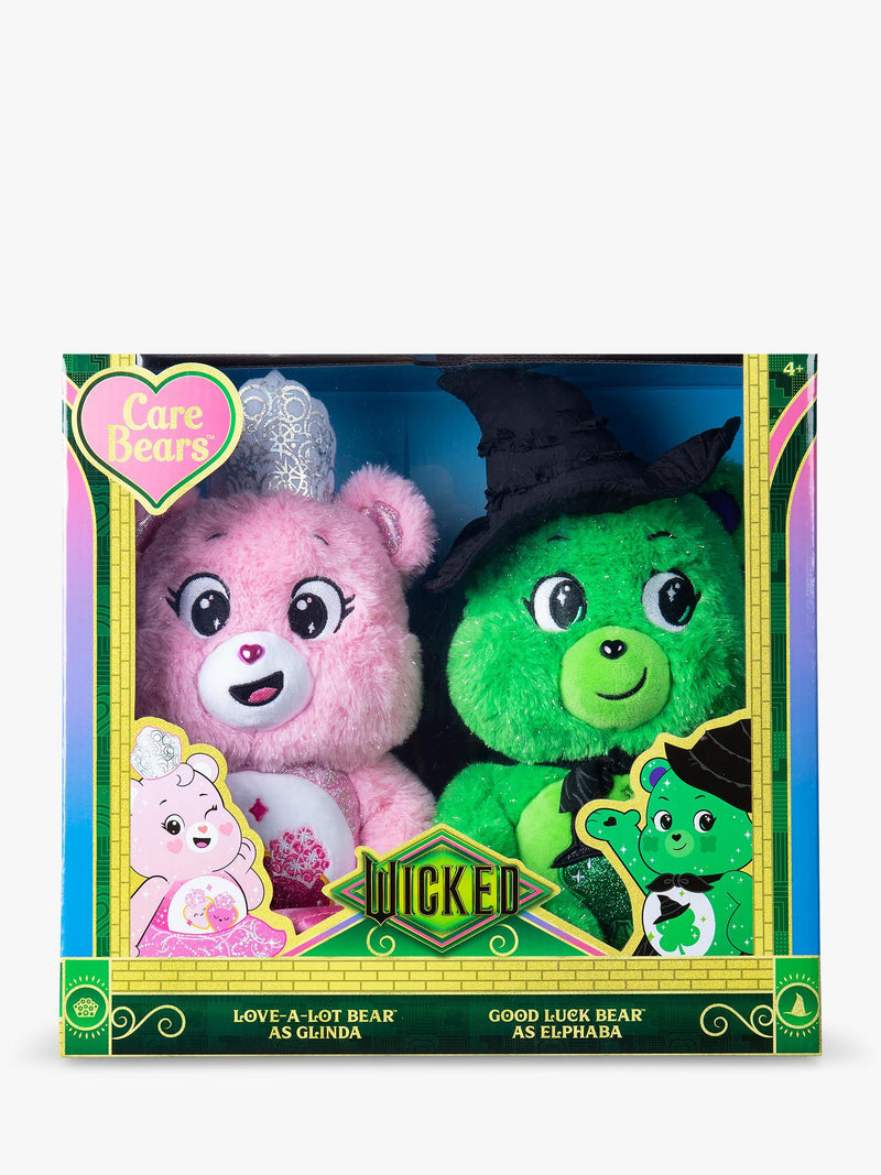 Care Bears Wicked plush set Love-a-Lot Bear and Good Luck Bear (British brand)