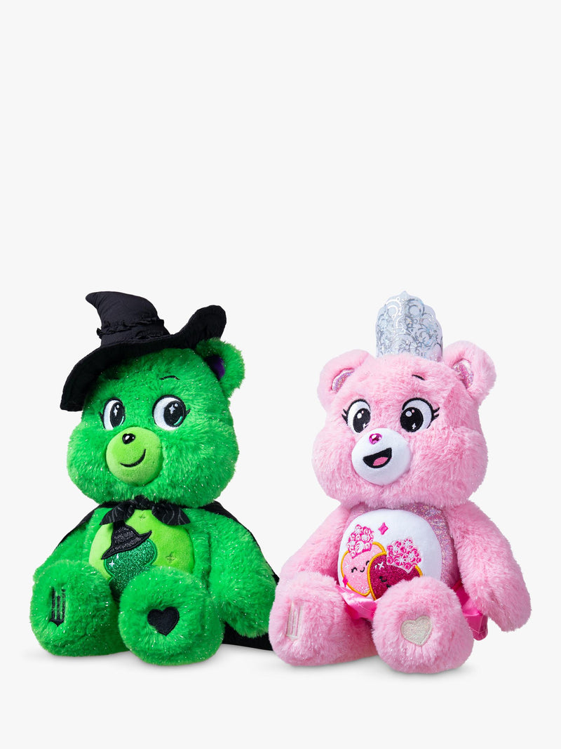 Care Bears Wicked plush set Love-a-Lot Bear and Good Luck Bear (British brand)