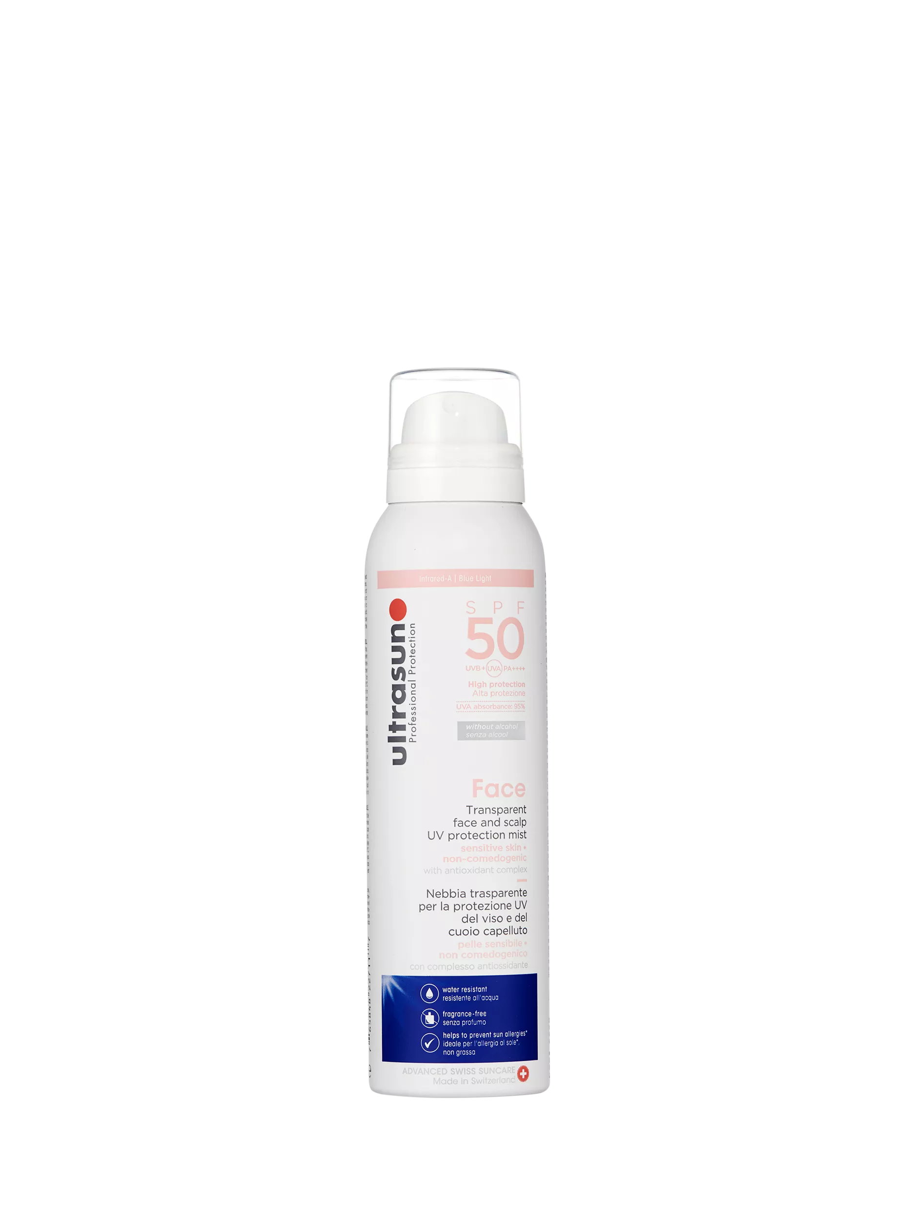 Ultrasun SPF 50 UV Face and Scalp Sun Protection Mist 75ml