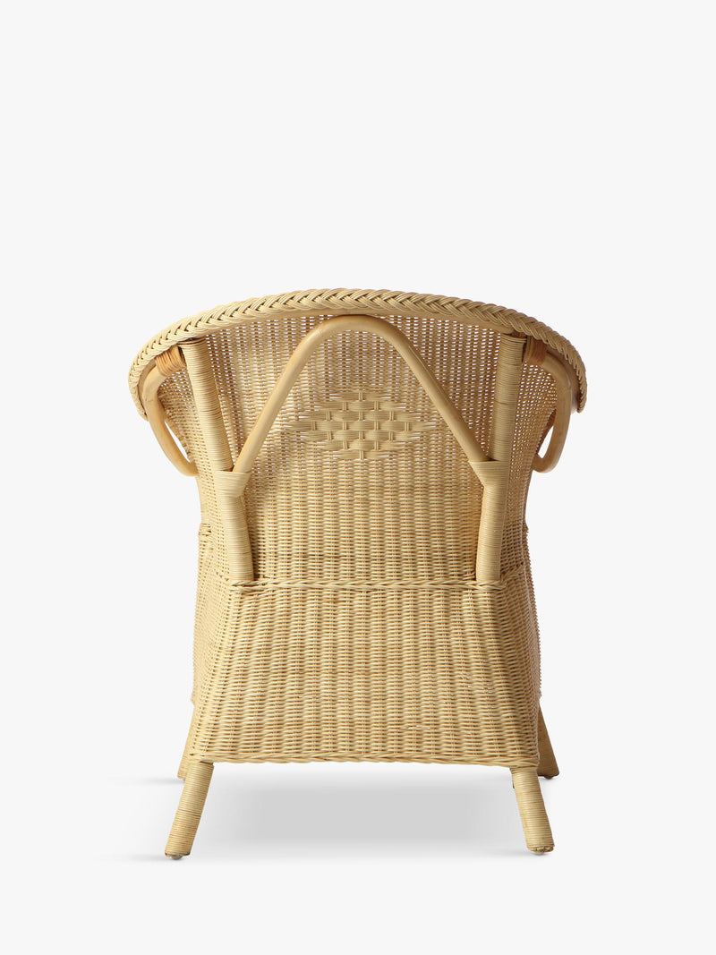 Desser rattan loom chair with cushion natural - British product