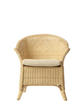 Desser rattan loom chair with cushion natural - British product