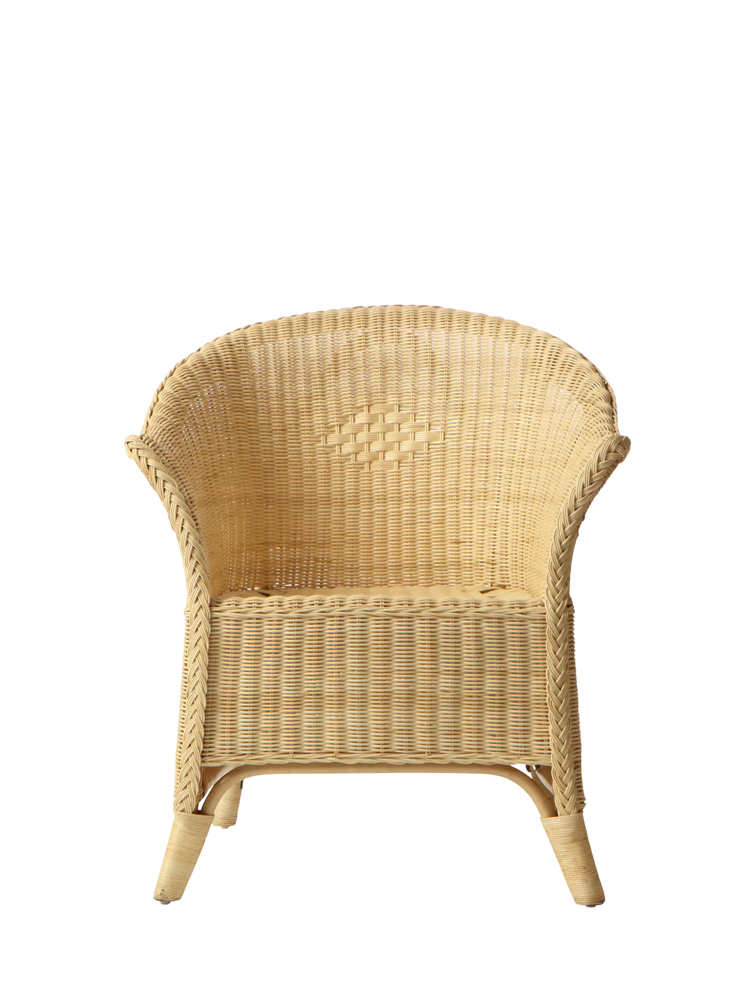 Desser handcrafted rattan loom chair natural, UK version