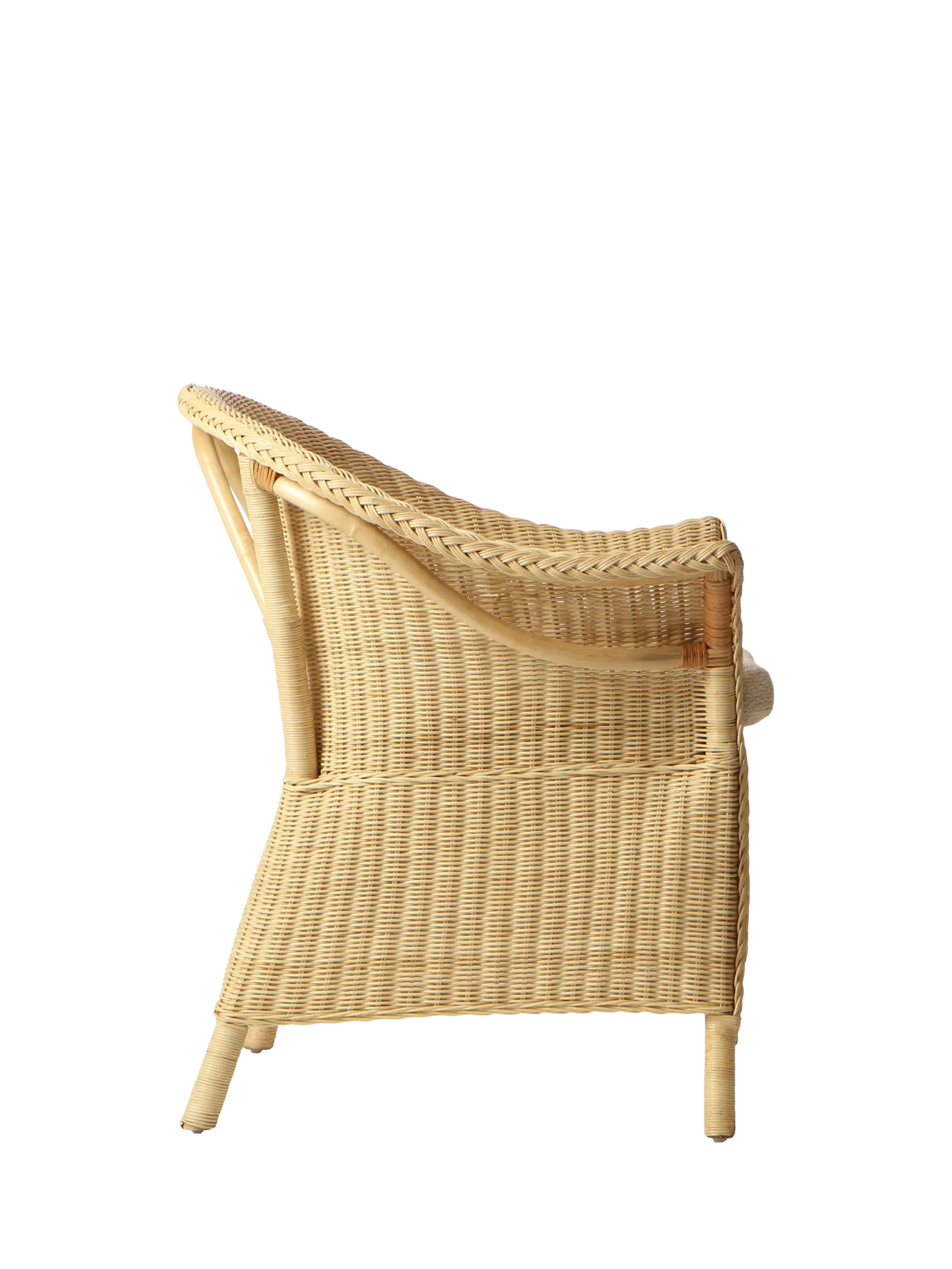 Desser handcrafted rattan loom chair natural, UK version