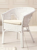 Desser Loom Chair white with cushion - British product