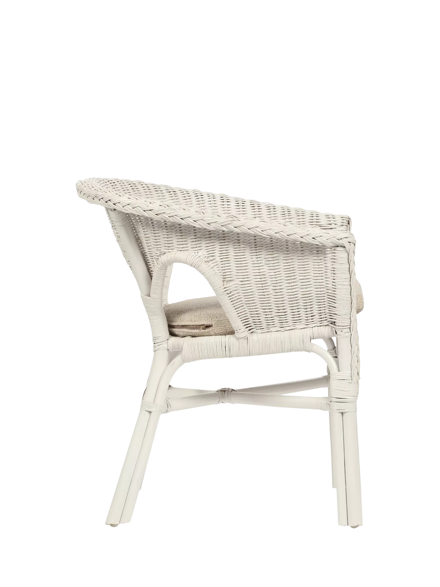 Desser Loom Chair white with cushion - British product