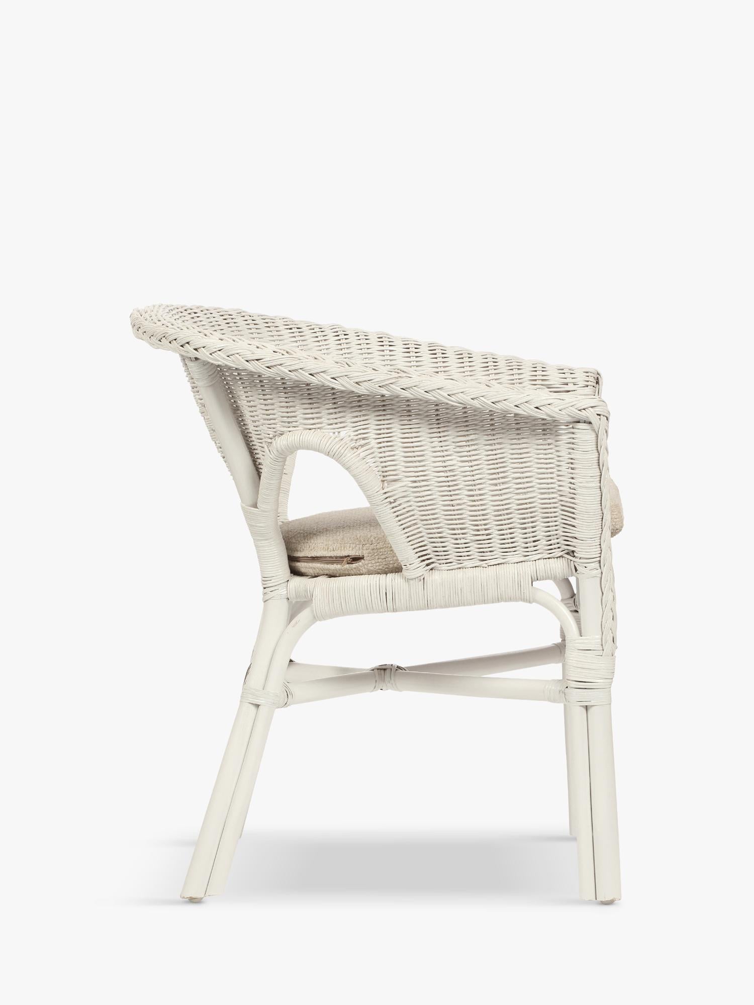 Desser Loom Chair white with cushion - British product